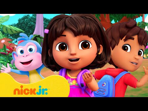 Dora | A Equipe dos Sonhos da Dora em ação! Parte 3 – 45 minutos! | Nick Jr. em Português