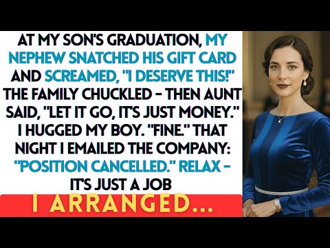 “At My Son’s Graduation, My Nephew Snatched His Gift Card and Shouted, ‘I Deserve This’ — The Family
