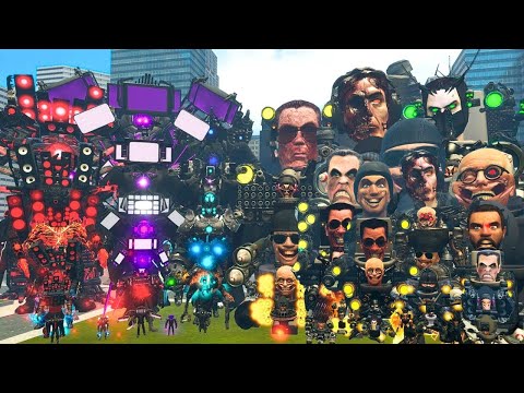 SKIBIDI TOILET 100 BOSSES VS TITAN CAMERAMAN, TV MAN & SPEAKERMAN – FINAL SHOWDOWN IN GARRY'S MOD!