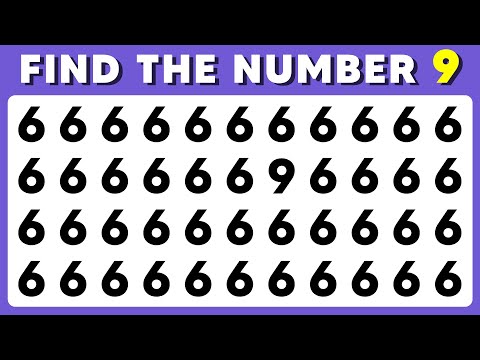 🔎Find the ODD One Out - Numbers and Letters Edition ✅ Easy, Medium, Hard - 40 levels | Cow Quiz