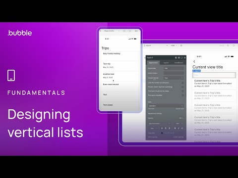 Vertical lists in native mobile (Lesson 1.8)