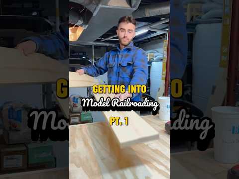 Pt. 1 of my model railroad journey. #modelrailroad #woodworking #publictransportation #urbanplanning