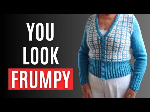 5 Cardigan Mistakes That Makes you look Frumpy (Over 50)