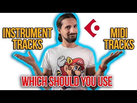 Midi VS Instrument Tracks : Which ones should you use? #cubase #cubasefaq