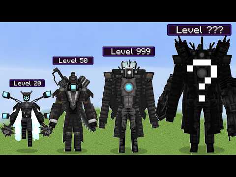 Every Skibidi CAMERAMAN Evolution vs Skibidi Toilets Evolution! in Minecraft!