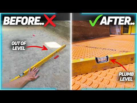 Self Levelling Floor | The Trick I Use That No One Talks About!