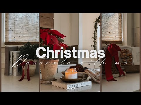 NEW Christmas Kitchen Styling | Decorate With Me | Functional & Aesthetic 🎄🎅🏼
