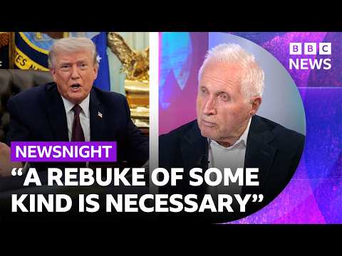 "He's been bullying Britain" David Dimbleby says "narcissist" Trump doesn't deserve King's US Visit