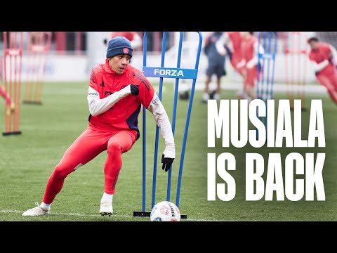 Jamal Musiala is BACK in team training! 😍