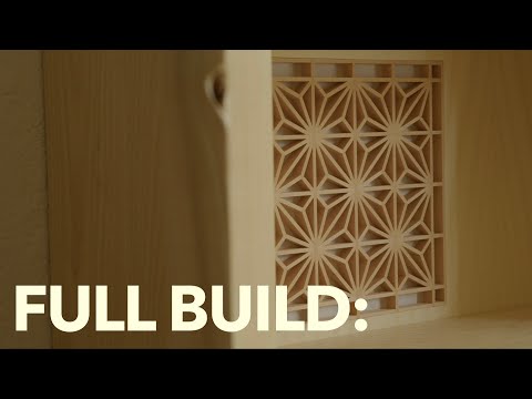 Bleached Ash Tea Cabinet: Full Build