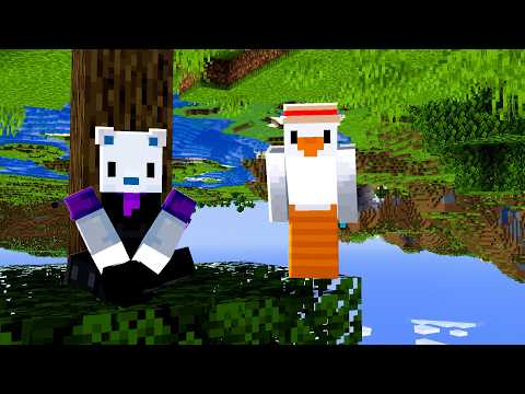 Can Two Idiots beat Minecraft Upside Down?