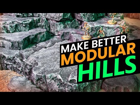 Make HILLS that ROCK! Wargaming Terrain Tutorial