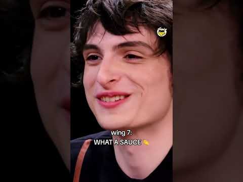 Finn Wolfhard's reaction to every wing on Hot Ones 🔥🥵