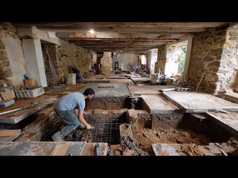 Man Renovates OLD FARMHOUSE in 3 years and Gives it a New Life | by @guillaumeenbourgogne