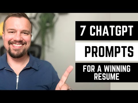 7 ChatGPT Prompts to Create a WINNING Resume