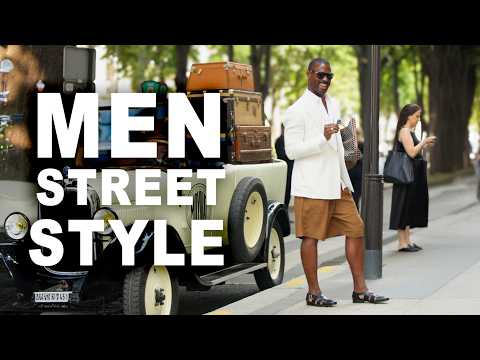 Paris Men’s Street Style 2025 | Chic Parisian Fashion & Modern City Looks