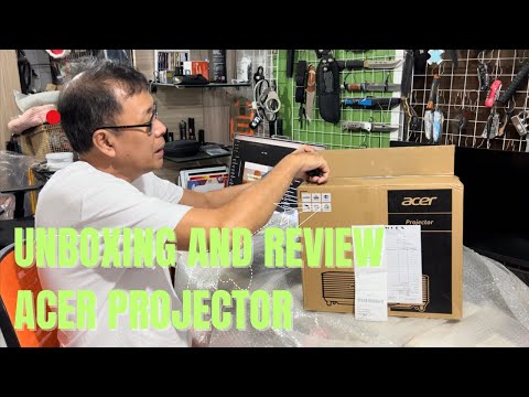 Acer projector unboxing testing and review. My new hobby as senior citizen. Watch movie like cinema