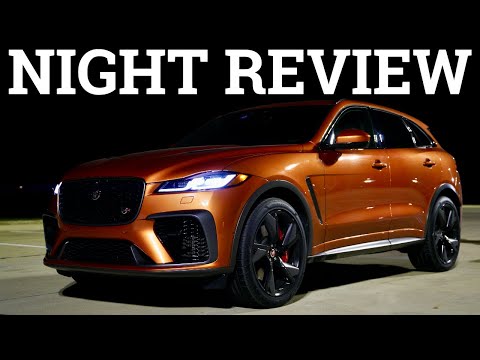 Jaguar F-PACE SVR Night Review & Drive