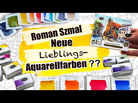✨ I didn't expect that!! ✨| Roman Szmal Aquarius Watercolor Paints Review