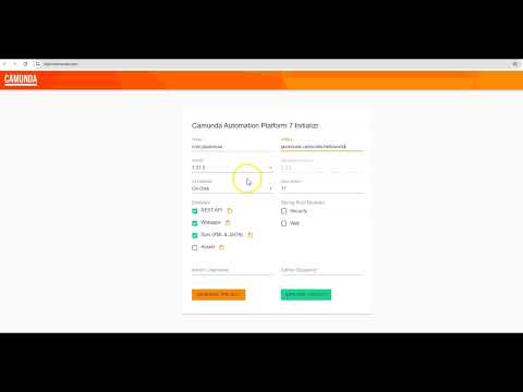 Spring Boot + Camunda Hello World Example
