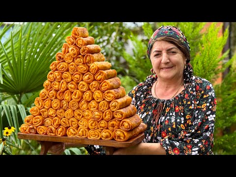 Grandma Cooks Homemade Beef Pancake Rolls: This Recipe Will Blow Your Mind!