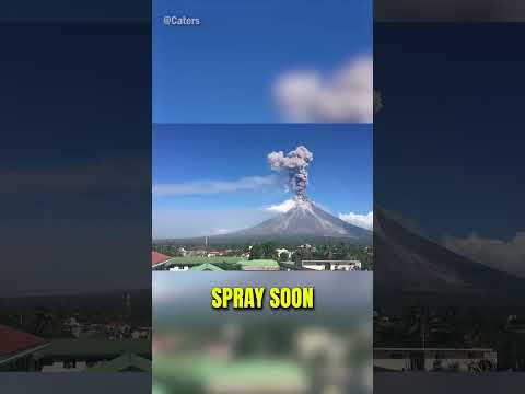 Shocking Moment During A Volcano Eruption!