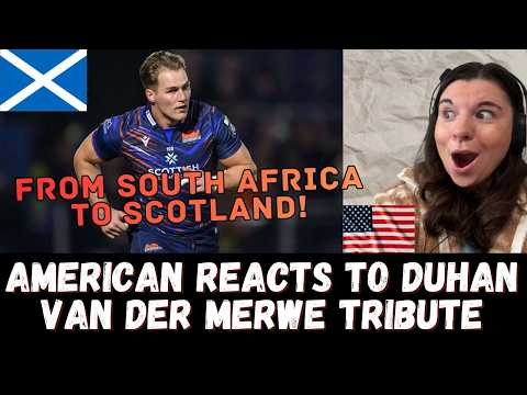 Is he UNSTOPPABLE? American reacts to Duhan Van der Merwe Tribute