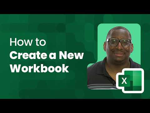 How to Create a New Workbook in Microsoft 365 Excel