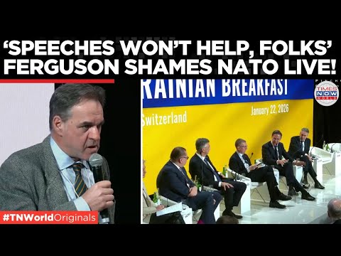 DAVOS CLASH: Historian Neil Ferguson Scolds NATO Leaders on Ukraine War