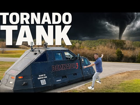 Extreme Tornado Chase with the Tornado Tank | FULL CHASE