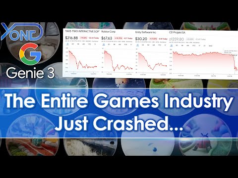 Games Industry Stocks Crash As Investors Panic Over Google's Genie 3 World Model AI...