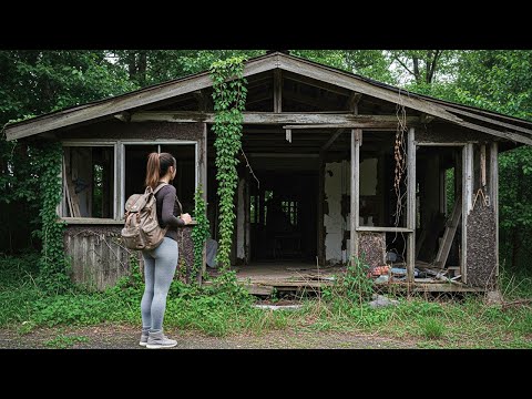 REWIND TIMELAPSE -- 365 days of home renovation, Young girl turns abandoned houses into new homes