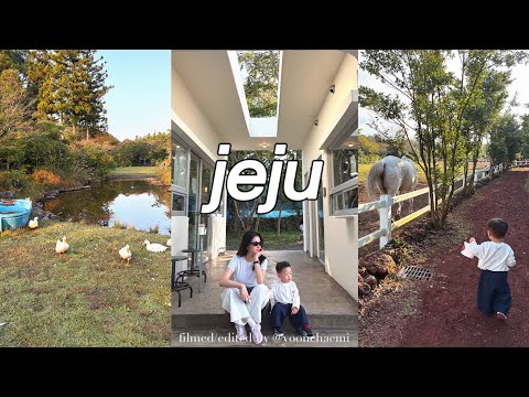 vlog | 4-night, 5-day farm tour in Jeju Island with a 19-month-old baby🐴 (Fail-safe recommendatio...