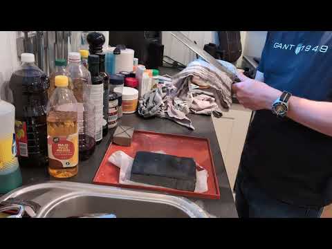 Kouzaki jnat outdoor knives ❤️#knifesharpening #sharp #sharpening #custom #magnacut #chopper 