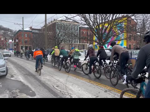 Cincinnati bike rally honors two killed in Minneapolis, protests ICE operations nationwide