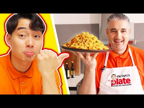 Uncle Roger Review CRAZY ITALIAN CHEF Egg Fried Rice