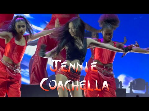 [FRONT ROW 4K60 HDR] 🆙 JENNIE BLACKPINK COACHELLA WK2 ExtraL+with the IE (way up)