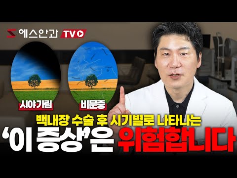 백내장 수술 당일~1개월 후, 모든 증상 알려드립니다 (일반, 위험 증상)