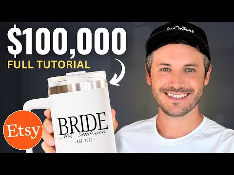 How To Make $500/Day Selling Custom Tumblers On Etsy (Full Tutorial)
