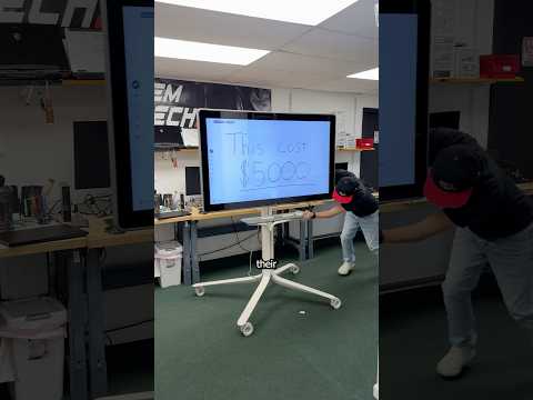 Google TRASHED this $5000 Jamboard - I turn it into a 4K Gaming Rig #tech #pc #technology #shorts