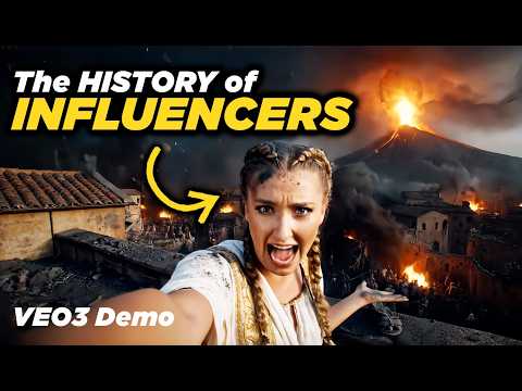 The History of Influencers | Google Veo 3 AI Short Film