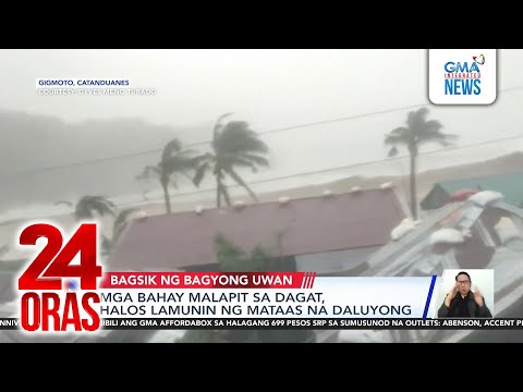 Twins killed by landslide as Super Typhoon Uwan pounds the Philippines | 24 Oras