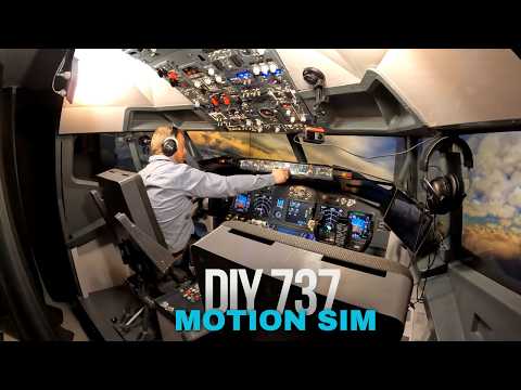 Bergen to Trondheim in a realistic 737 motion simulator