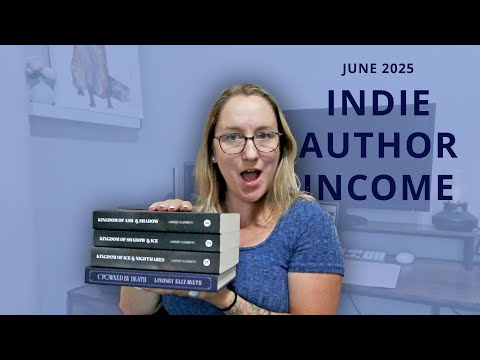 Indie Author Income & Sales Numbers | June 2025