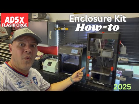 Flashforge AD5X DIY Enclosure Install 2025 / How To