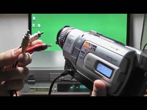 Захват и оцифровка VHS камерой Sony/ Capture and digitization of VHS by Sony camera