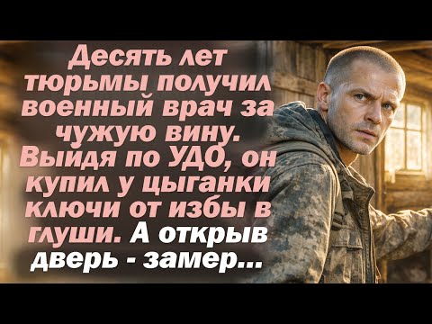Десять лет тюрьмы получил военный врач за чужую вину. Выйдя по УДО, он купил у цыганки ключи от избы