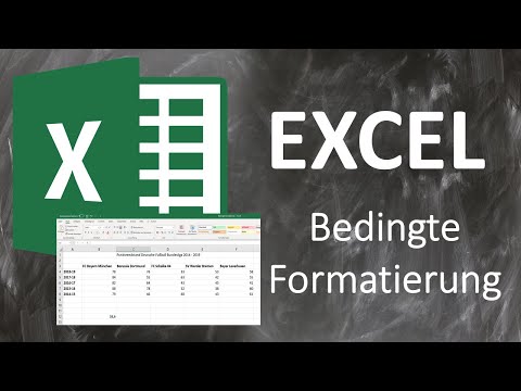 EXCEL Tutorial (Deutsch): Part 6 Bedingte Formatierung