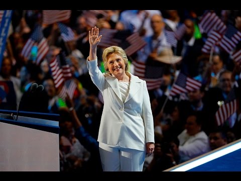 Hillary Clinton takes the 2016 DNC stage, thanks Bernie Sanders