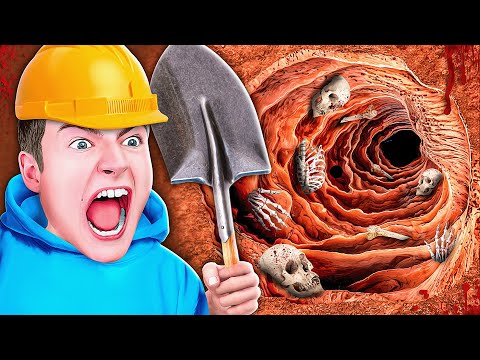 GRABE NIEMALS ein LOCH in deinem GARTEN... (GEHT SCHIEF)